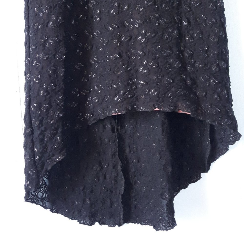 Contemporaine Midi Sparkle Black Dress - Picture 5 of 11